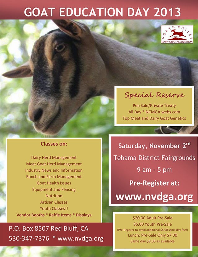 Goat Education Day at North Valley Dairy Goat Association