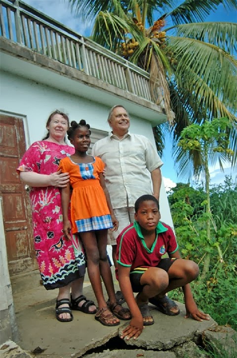 Werner Troeder in Ocho Rios, Jamaica