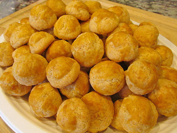 Wooden bowl full of basket balls