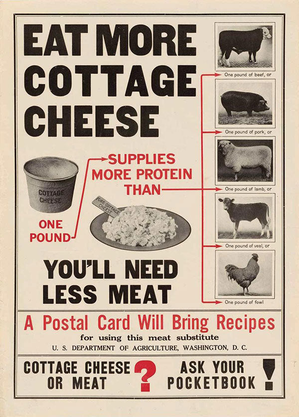 "Eat More Cottage Cheese" infographic