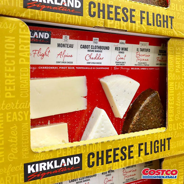 Cheese flight at Costco