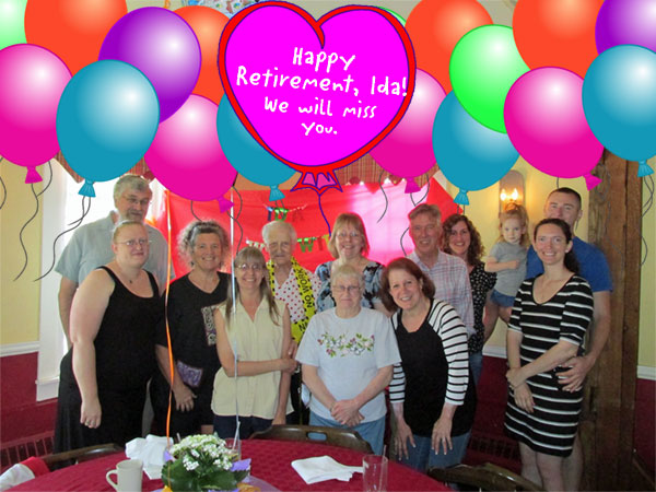 Ida's Retirement Party