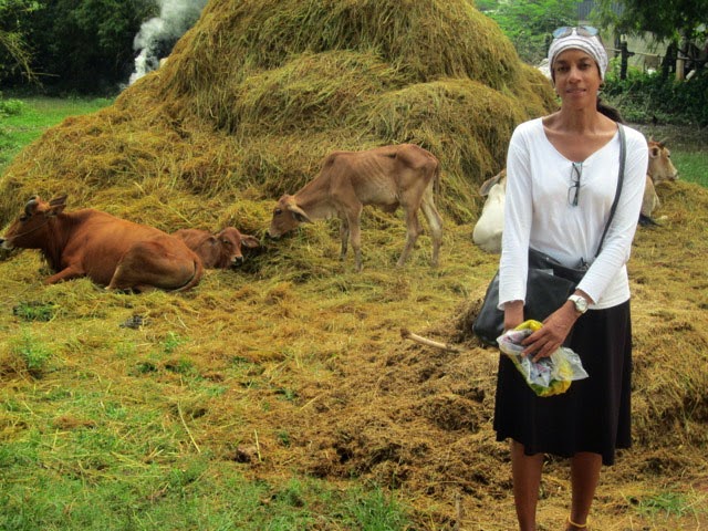 Karen Hartmann in Battambang, Cambodia