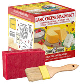 Basic Cheese Making Kit with Cheese Wax and Brush